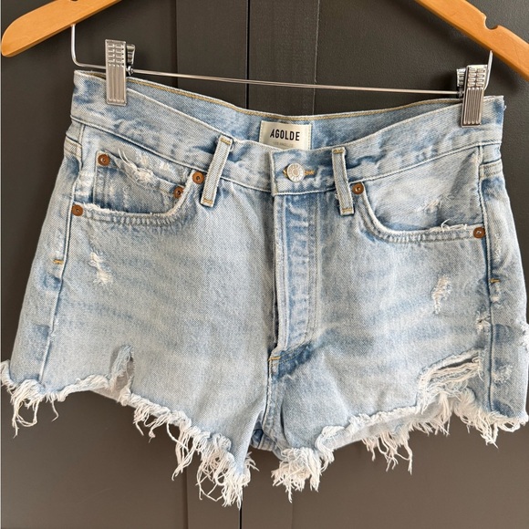 AGOLDE Parker Vintage Cut Off Short in Swapmeet • 27 - Picture 1 of 10